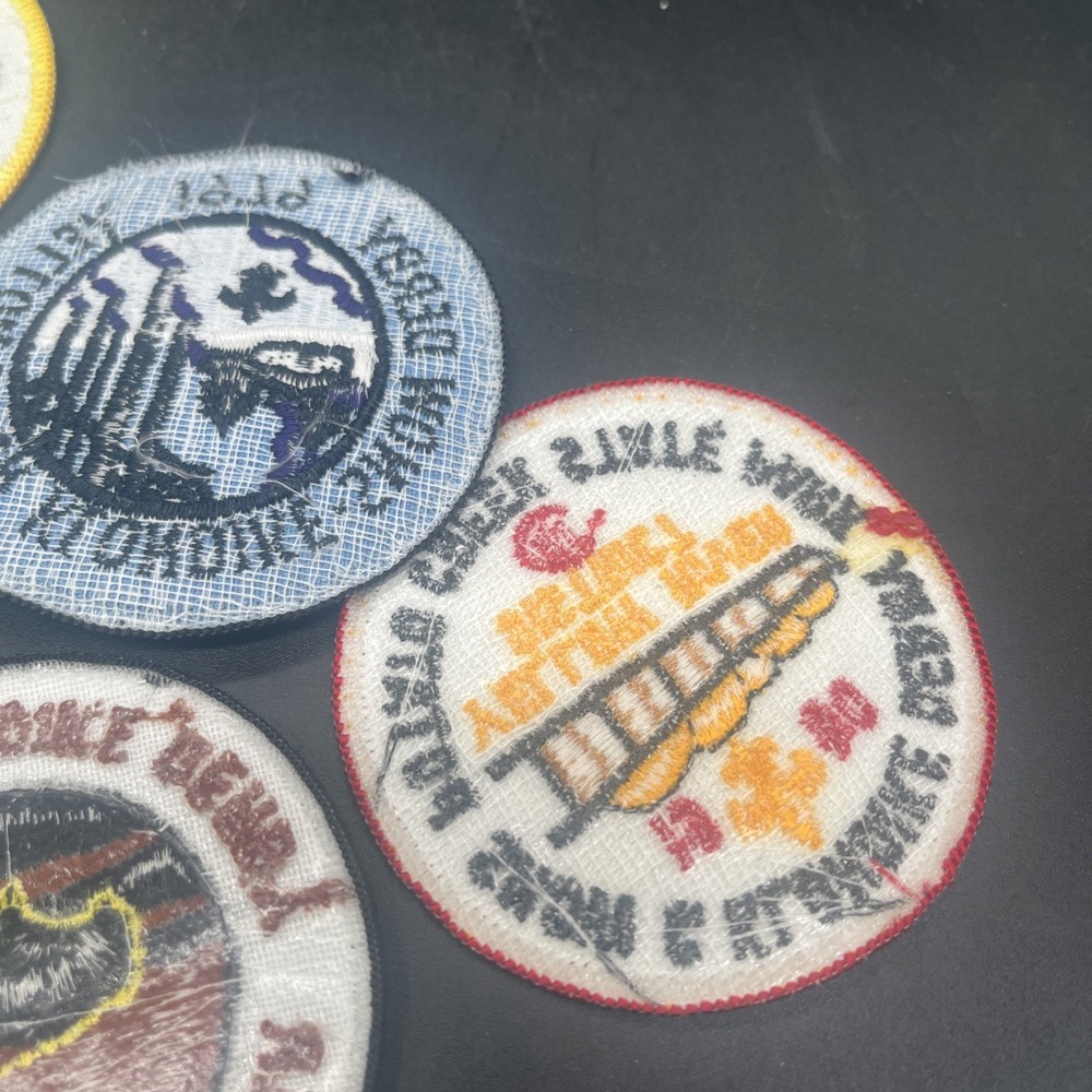 Vintage 1970s-80s Boy Scout Patch Lot (5) Yellow River District Klondike Derby - Picture 9 of 16